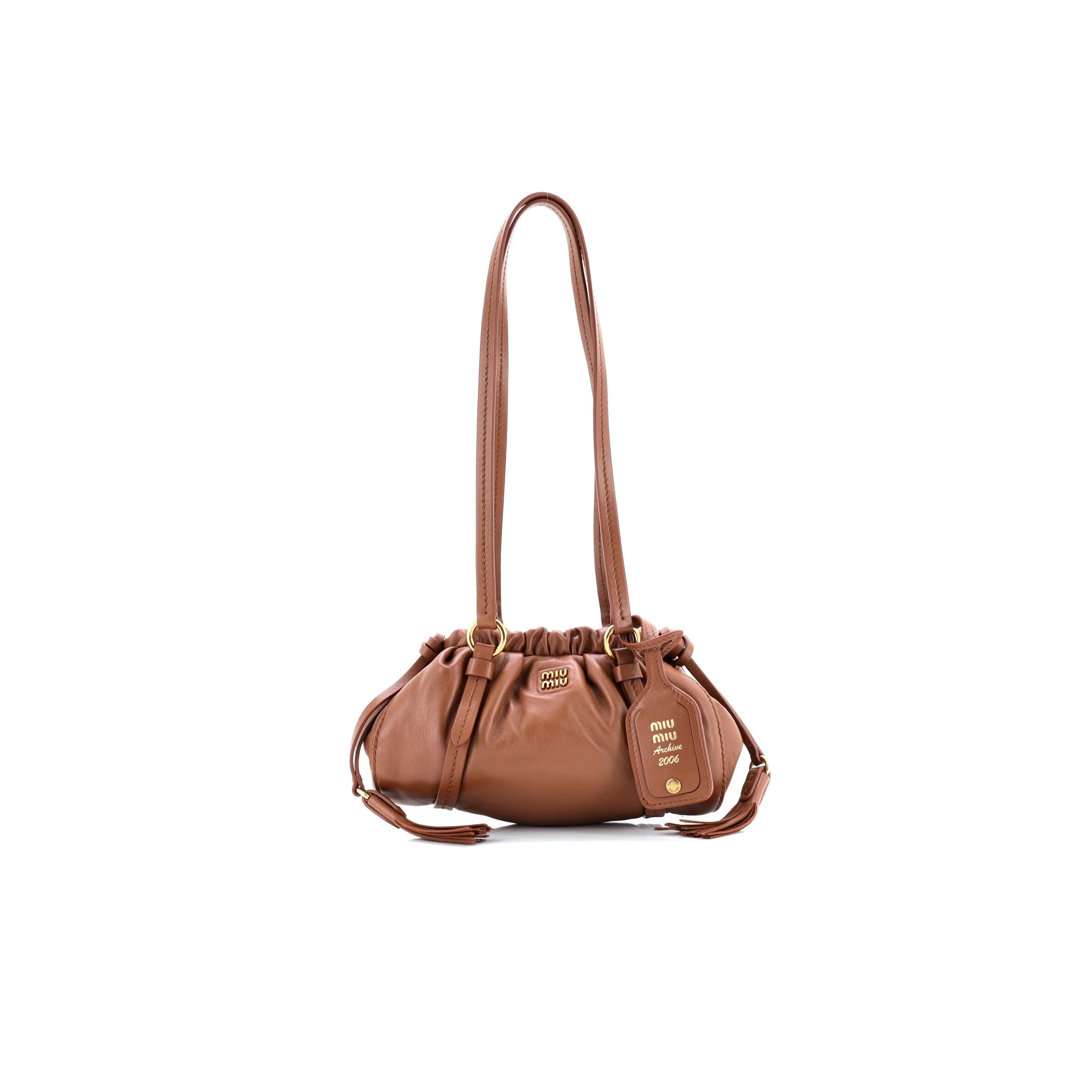 MIU MIU NAPPA MINI JOIE SHOULDER BAG 5BP089 (22*15*7cm)
